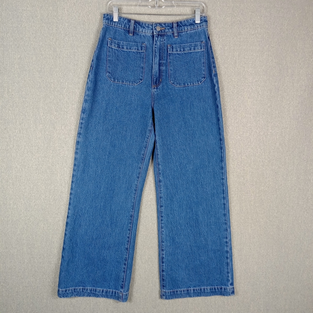 ROLLA'S Blue Wide Leg Flare Jeans